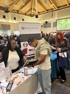 SOS outreach booth