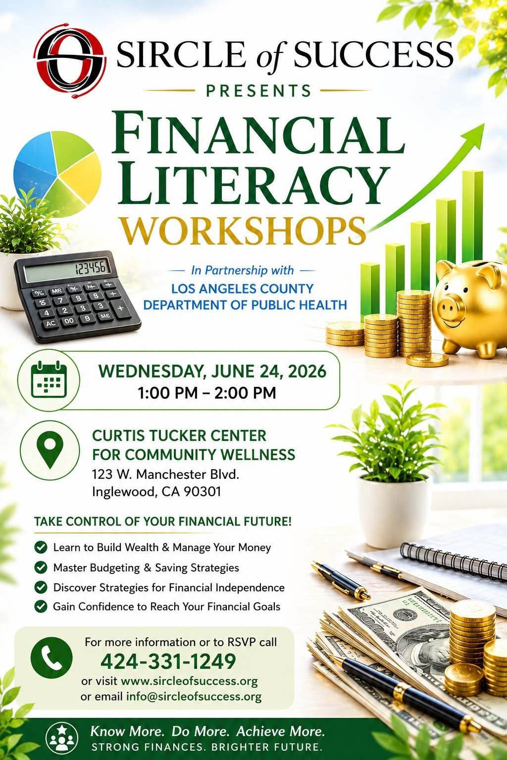 Financial Literacy Workshop Flyer